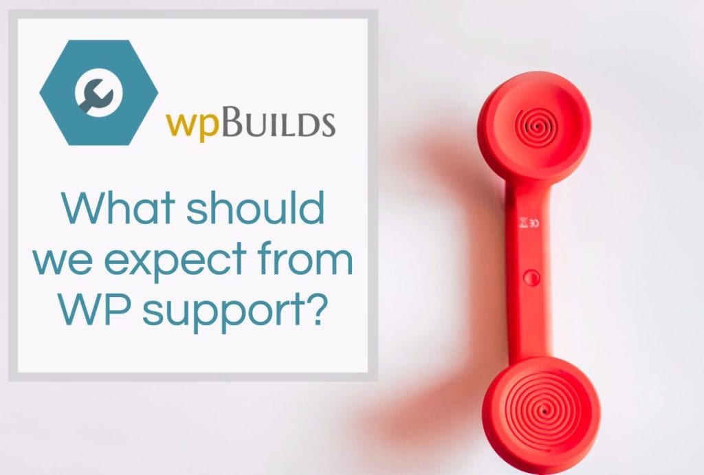 17 – What should we expect from WP support?