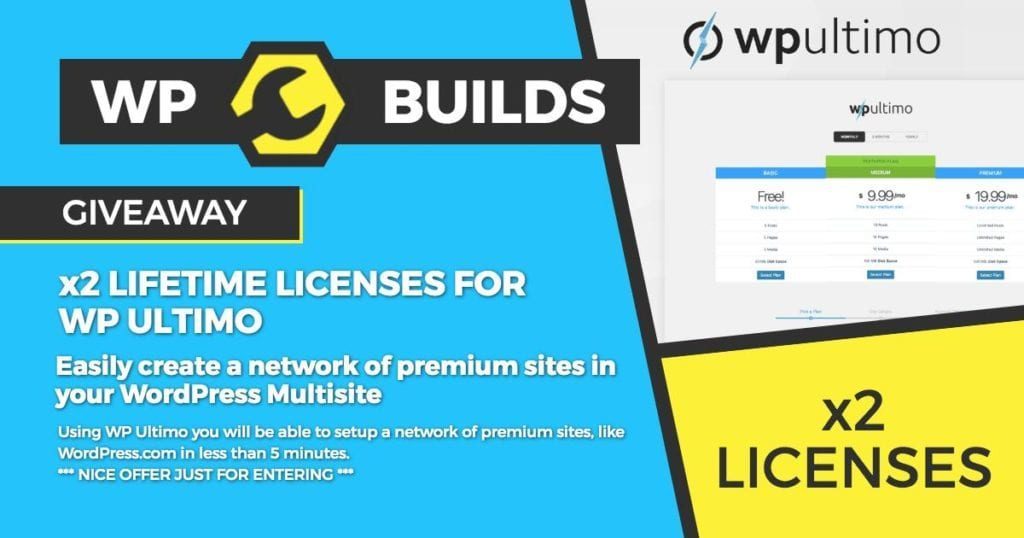 WP Builds Giveaway - WP Ultimo
